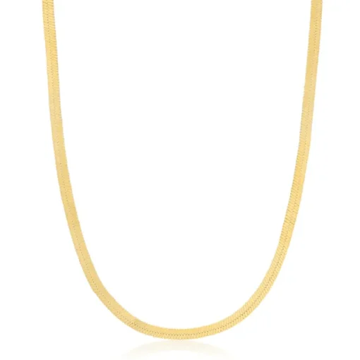 Ania Haie "Gold Flat Snake Chain" Necklace