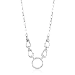Ania Haie "Silver Horseshoe Link" Necklace