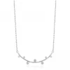 Ania Haie "Silver Shimmer Solid Bar Stud" Necklace