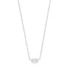 Ania Haie "Silver Sparkle Emblem Chain" Necklace