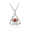 BIRTHSTONE TRINITY PENDANT (JANUARY)