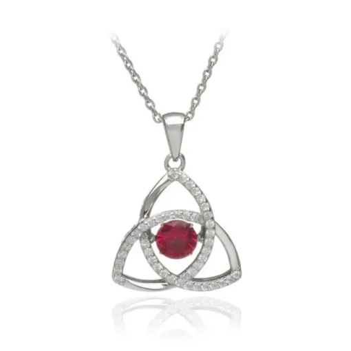 BIRTHSTONE TRINITY PENDANT (JULY)