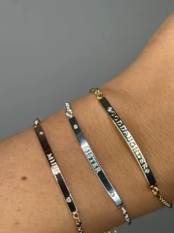 Cristallo Yellow Plated Daughter Bracelet