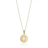 9ct Yellow Compass Necklace