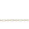 9ct Yellow Gold Figaro Belcher Half Chain Necklace