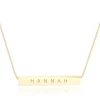 Erin 9ct 3D Bar Necklace