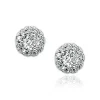 First Communion CZ Stud Earrings