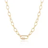 Rebecca Yellow Plated Necklace