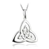 SILVER TRINITY KNOT NECKLACE