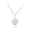 Sterling Silver Guardian Angel Medal (Petite)